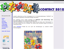 Tablet Screenshot of contact.suj-erlangen.de